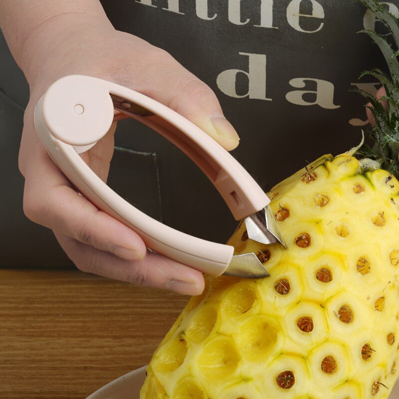 Creative Pineapple Eye Peeler Stainless Steel Cutter Practical Seed Remover Clip Corer Slicer Clip Fruit Tools Kitchen Gadgets